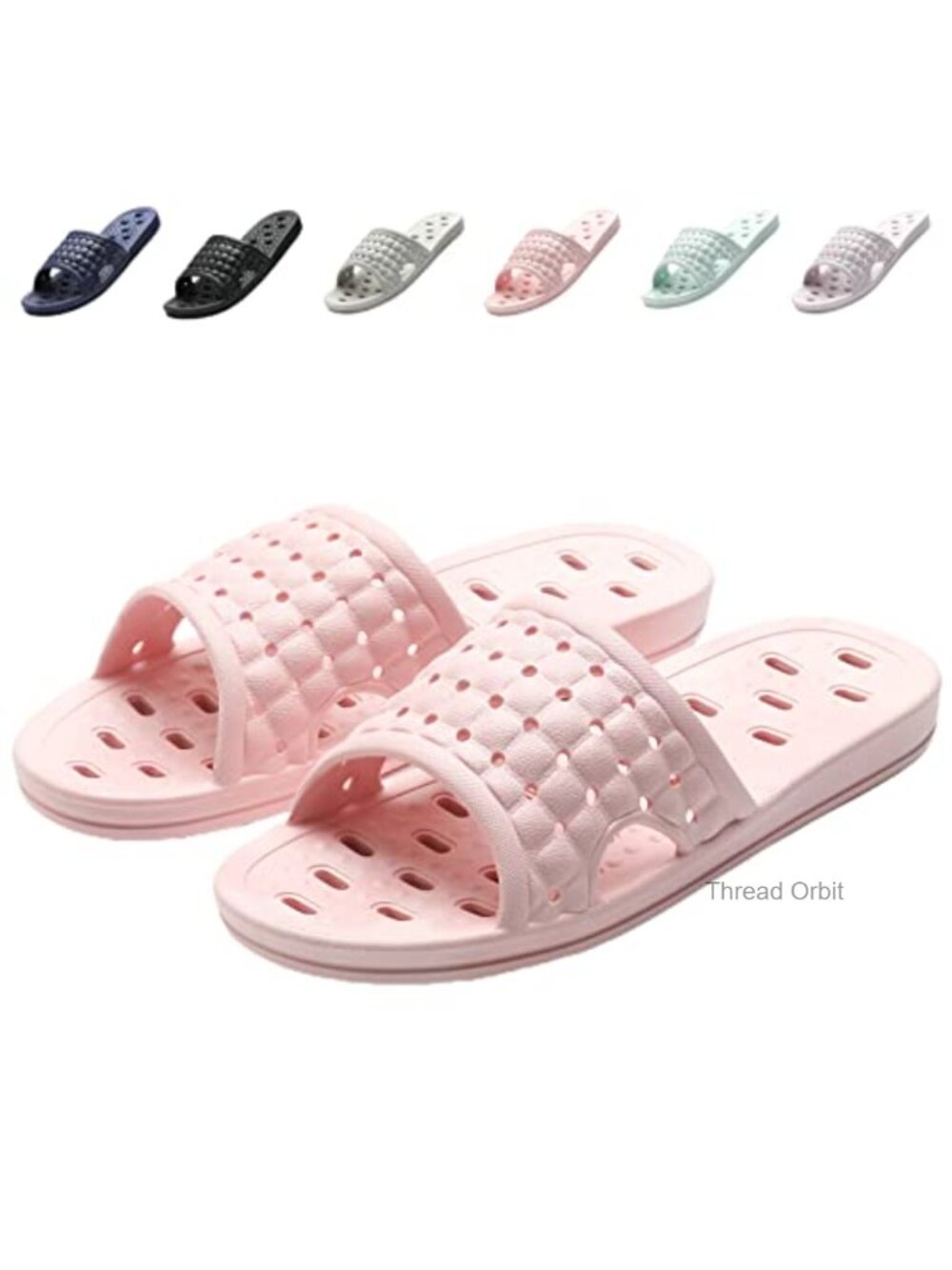 Quick Dry Non-Slip Shower Slippers for Men and Women, Lightweight Dorm Slides
